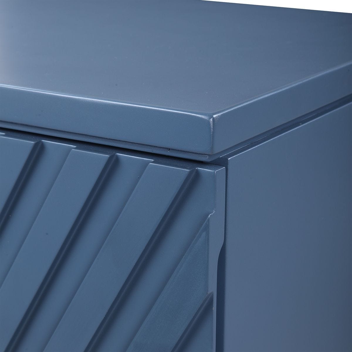 Colby 3 Drawer Chest, Blue – Furniture by Uttermost | Sutter & Vale