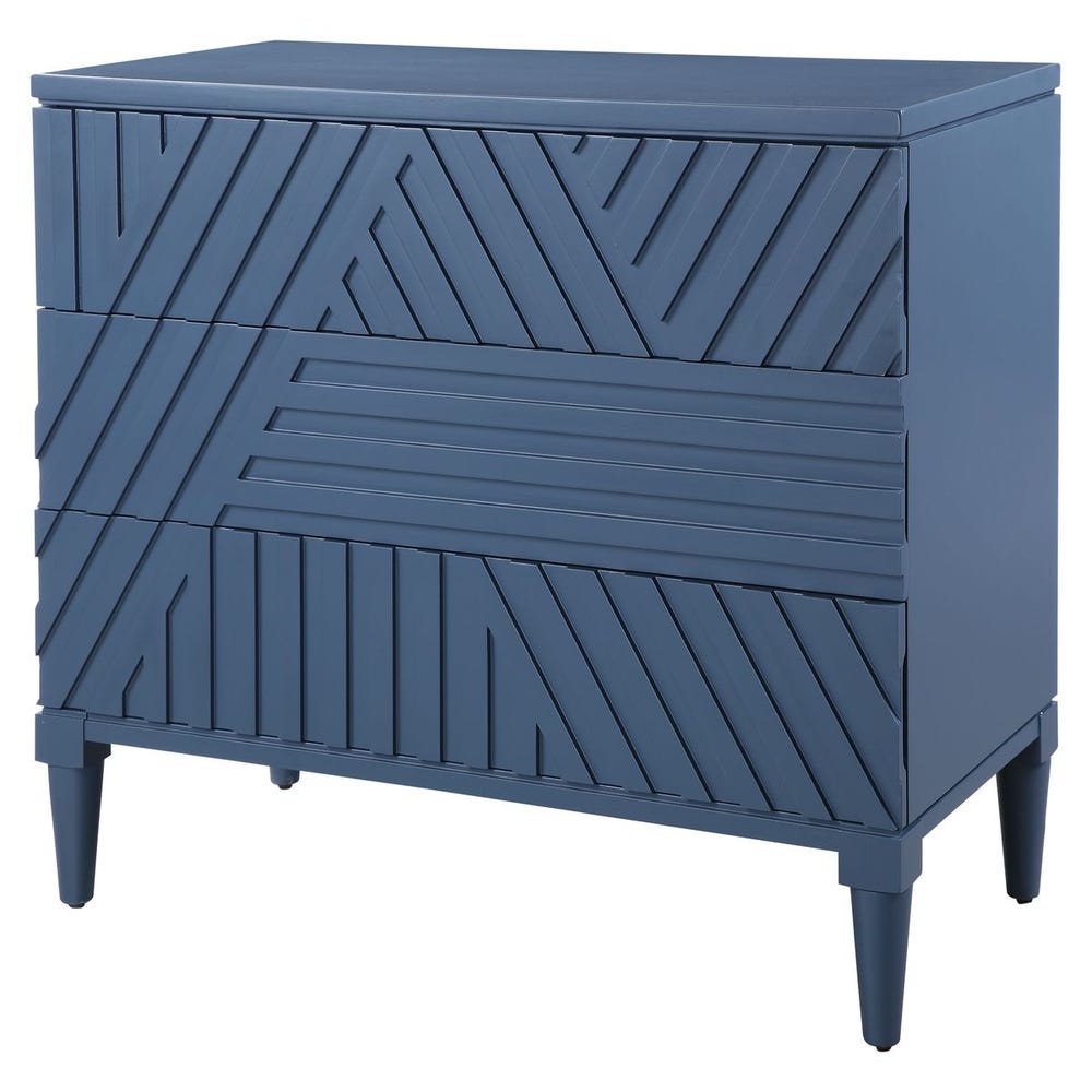 Colby 3 Drawer Chest, Blue