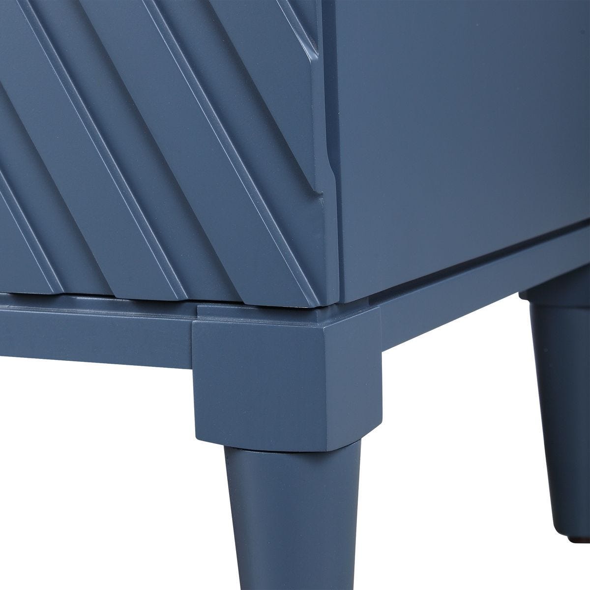 Colby 3 Drawer Chest, Blue – Furniture by Uttermost | Sutter & Vale