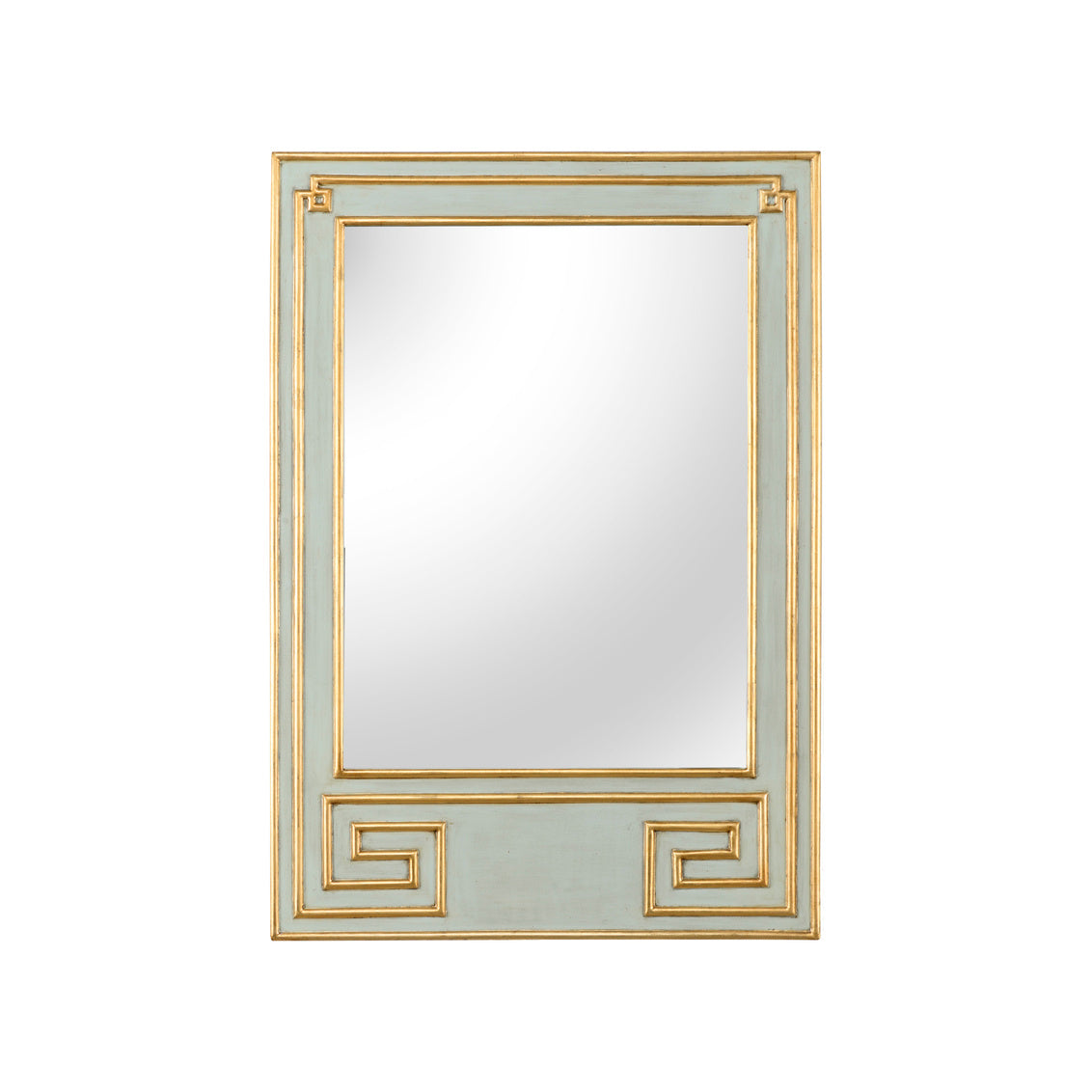 Greek Hall Mirror - Green in 46.5 / Wood - Chelsea House