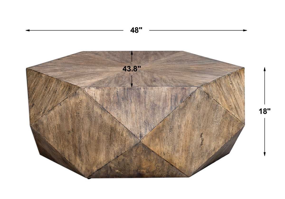 Volker Coffee Table, Honey – Furniture by Uttermost | Sutter & Vale