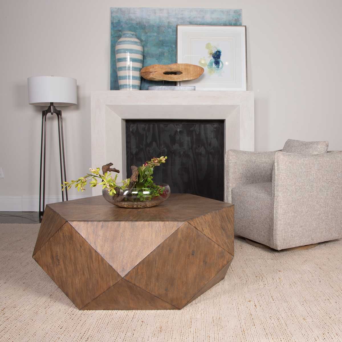 Volker Coffee Table, Honey – Furniture by Uttermost | Sutter & Vale