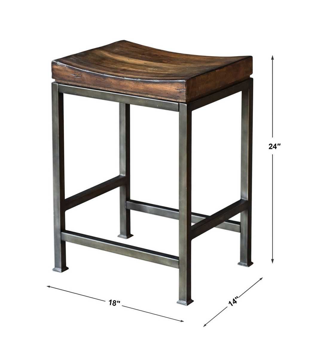 Beck Counter Stool – Furniture by Uttermost | Sutter & Vale