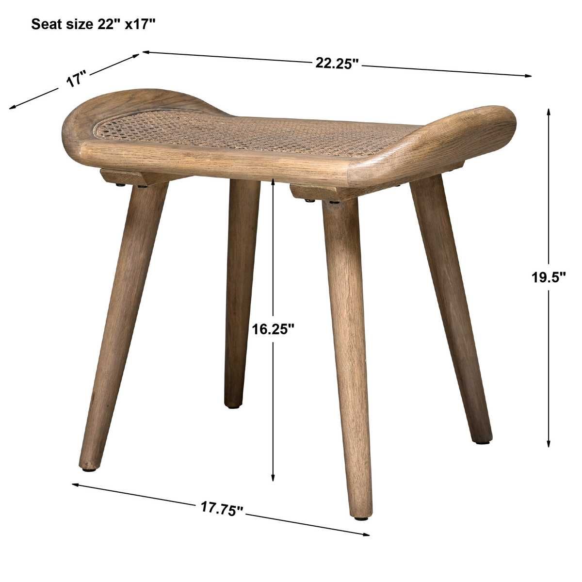 Arne Small Bench – Furniture by Uttermost | Sutter & Vale