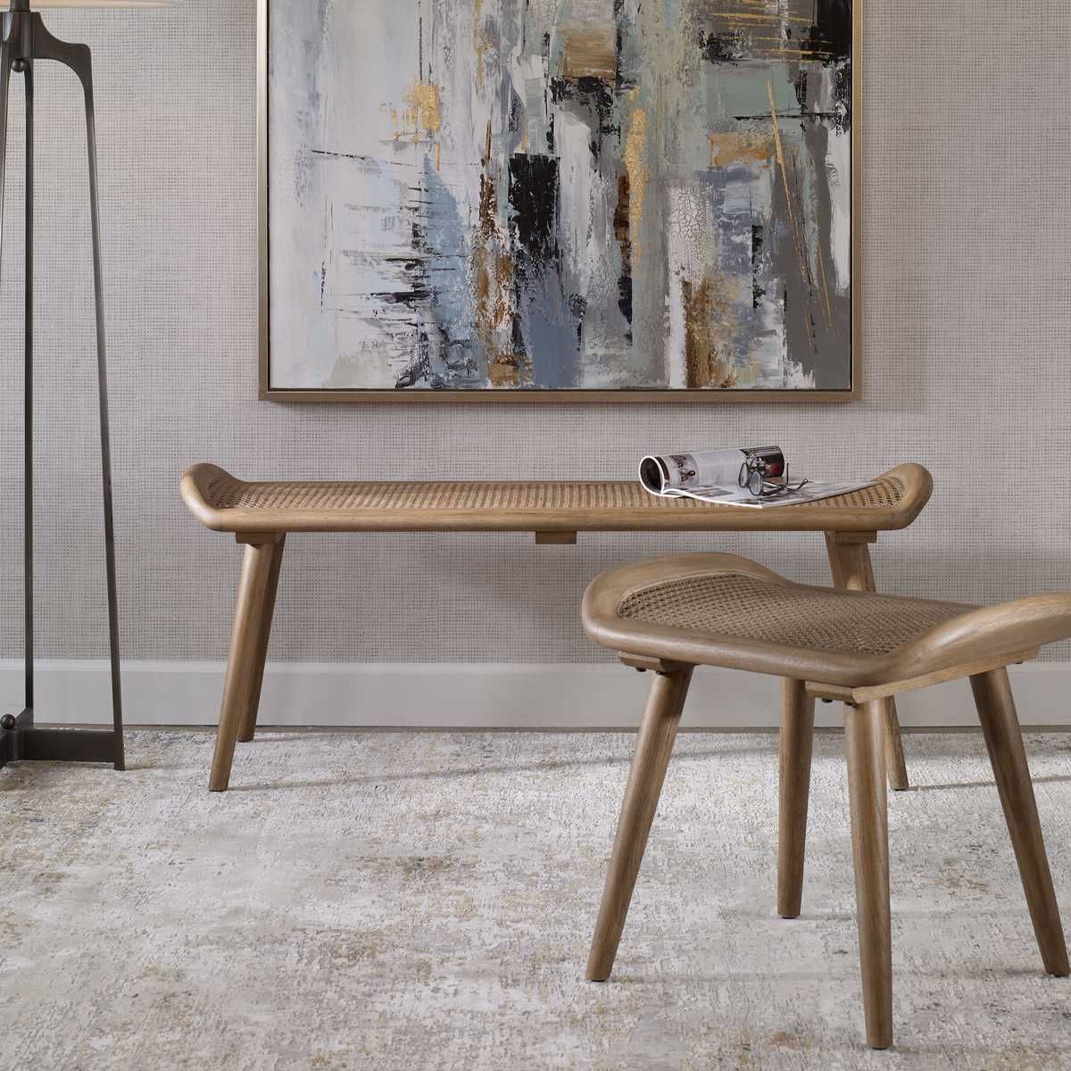 Arne Small Bench – Furniture by Uttermost | Sutter & Vale