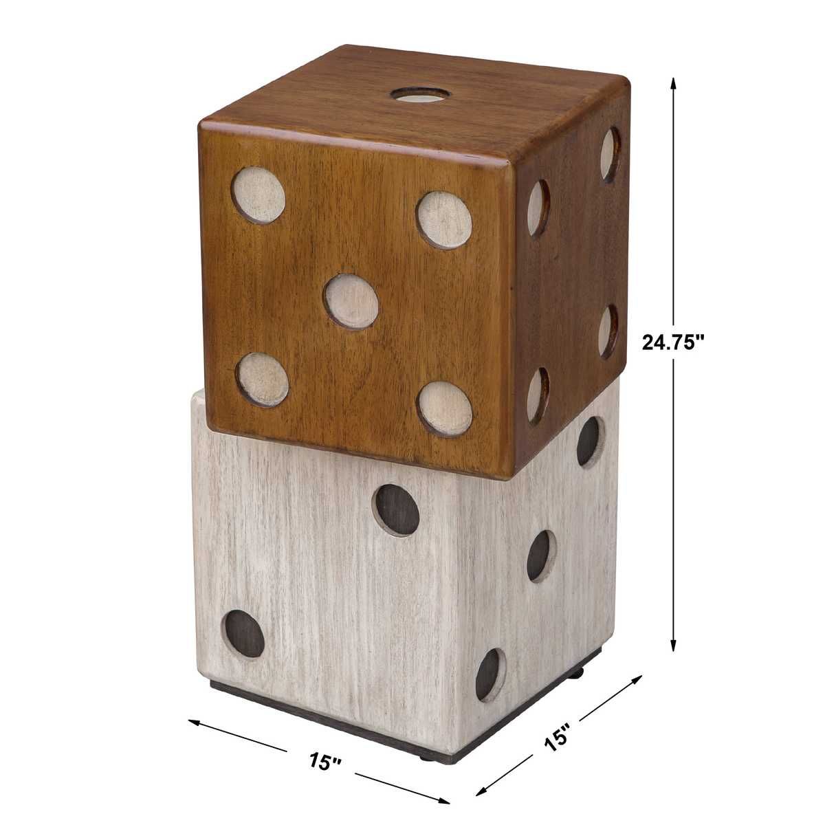 Roll the Dice Accent Table – Furniture by Uttermost | Sutter & Vale