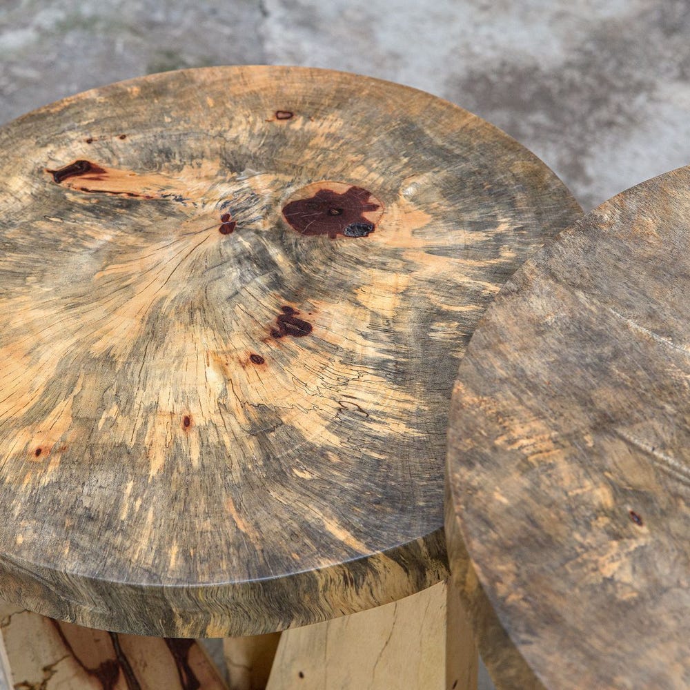Nadette Nesting Tables, Natural, S/2