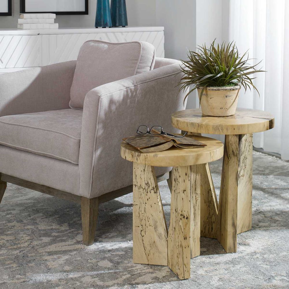Nadette Nesting Tables, Natural, S/2