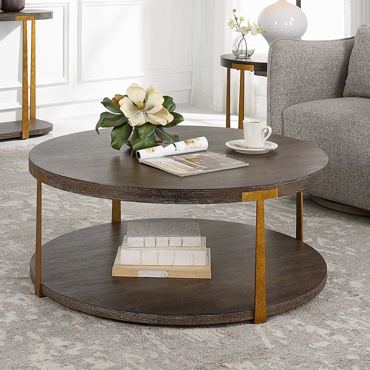 Palisade Coffee Table, Walnut – Furniture by Uttermost | Sutter & Vale