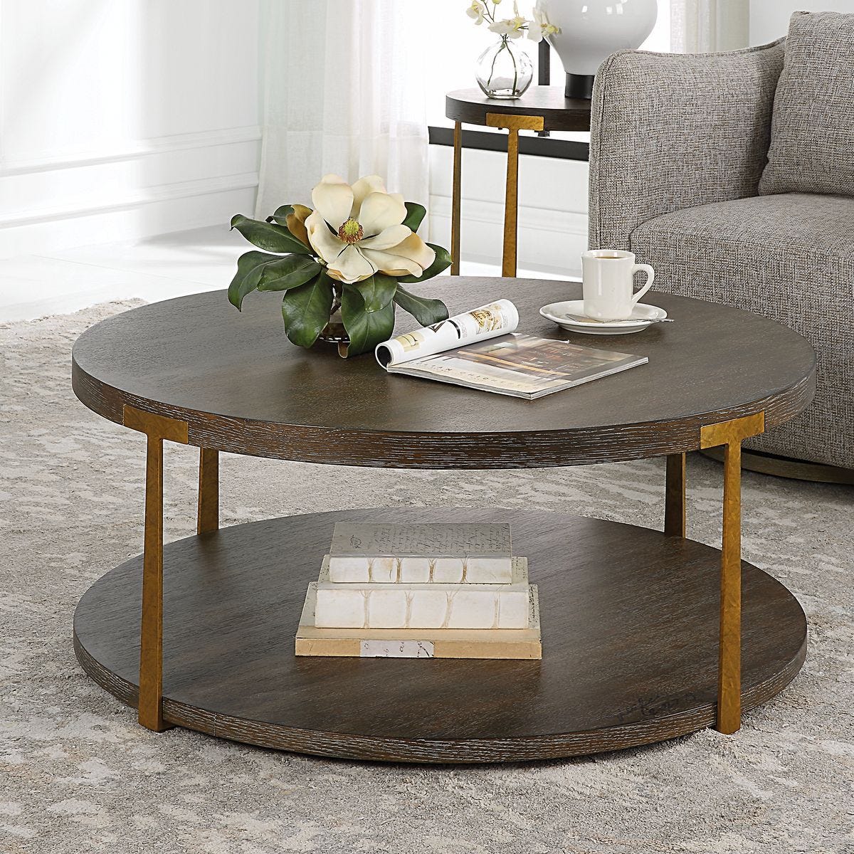 Palisade Coffee Table, Walnut – Furniture by Uttermost | Sutter & Vale