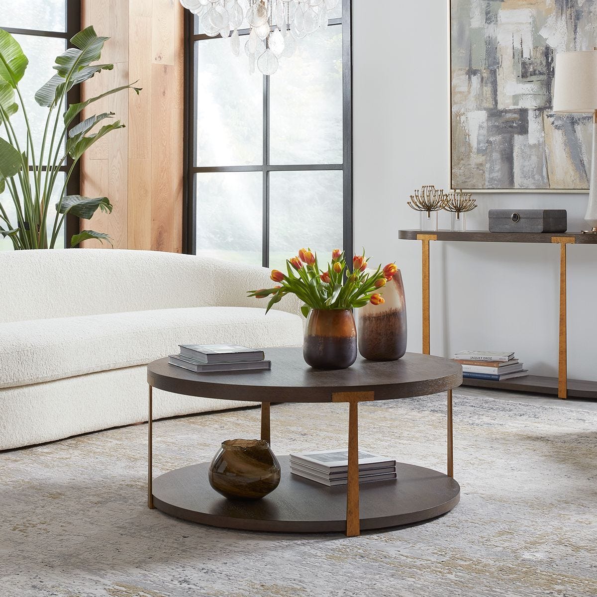 Palisade Coffee Table, Walnut – Furniture by Uttermost | Sutter & Vale