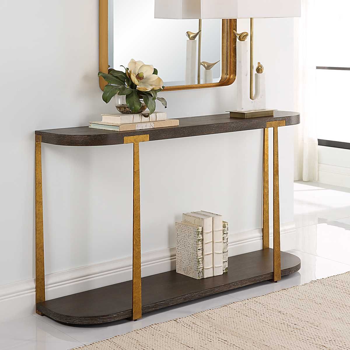 Palisade Console Table, Walnut – Furniture by Uttermost | Sutter & Vale