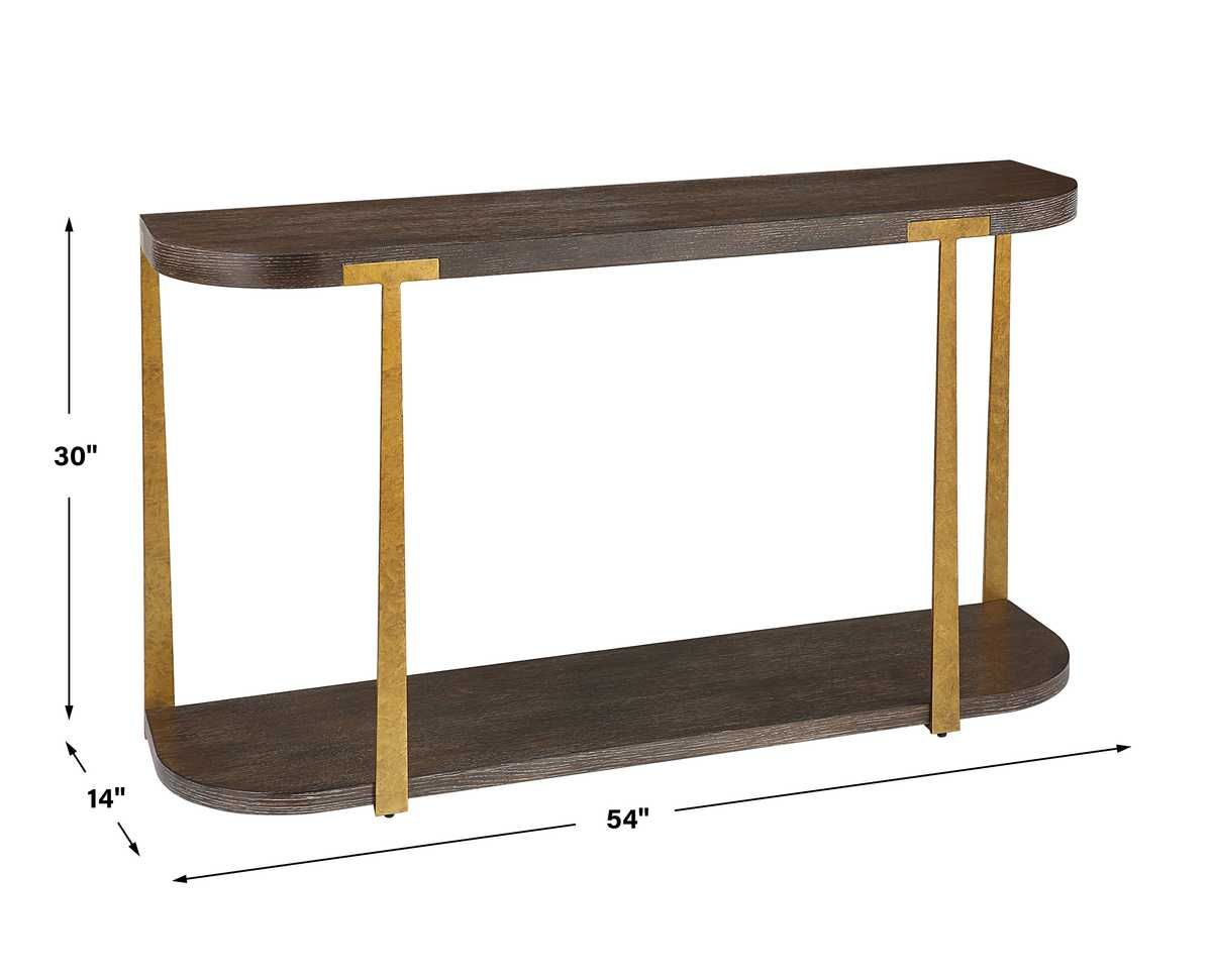 Palisade Console Table, Walnut – Furniture by Uttermost | Sutter & Vale