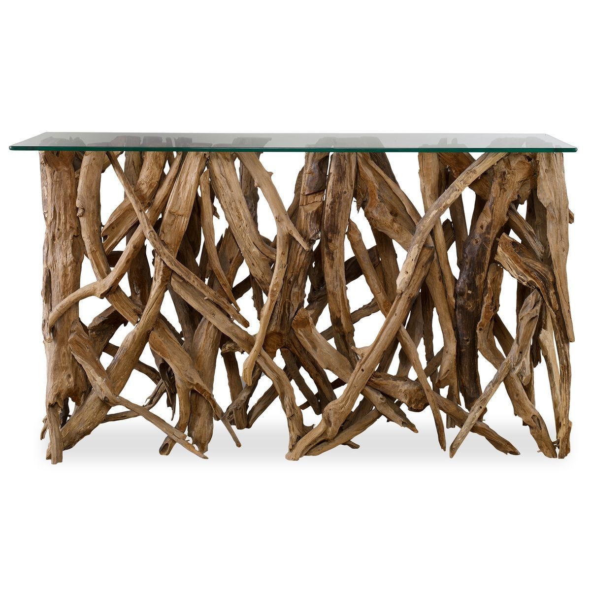 Teak Wood Console – Furniture by Uttermost | Sutter & Vale