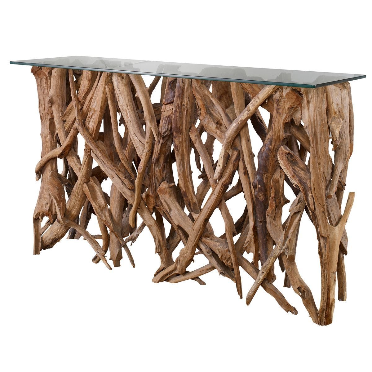 Teak Wood Console – Furniture by Uttermost | Sutter & Vale