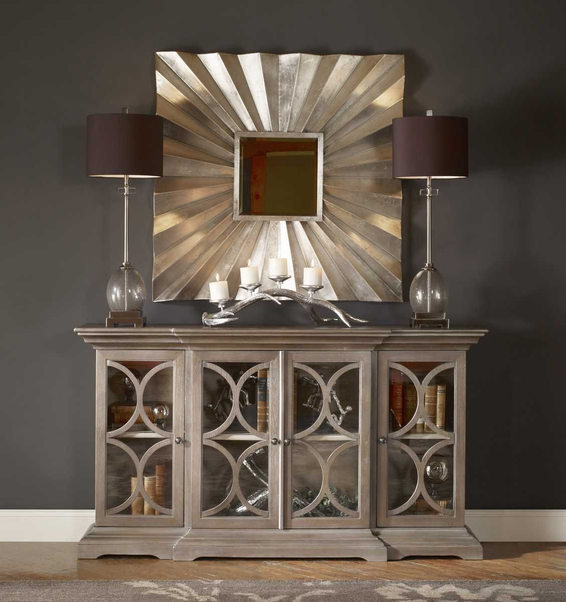 Belino 4 Door Cabinet – Furniture by Uttermost | Sutter & Vale