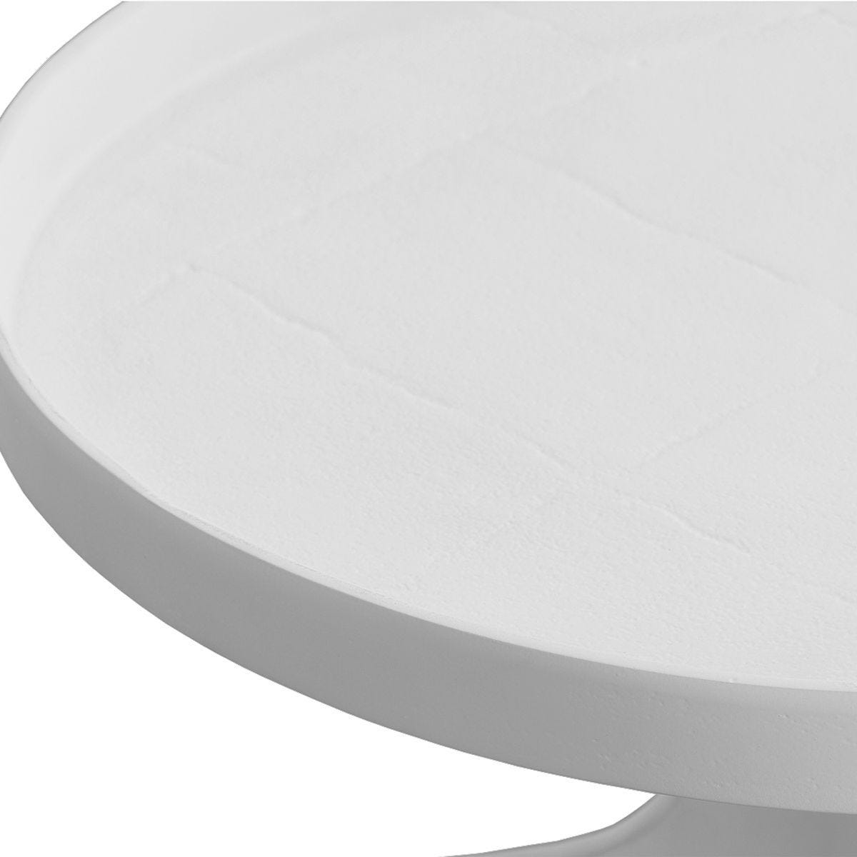 Kenna Accent Table, White – Furniture by Uttermost | Sutter & Vale