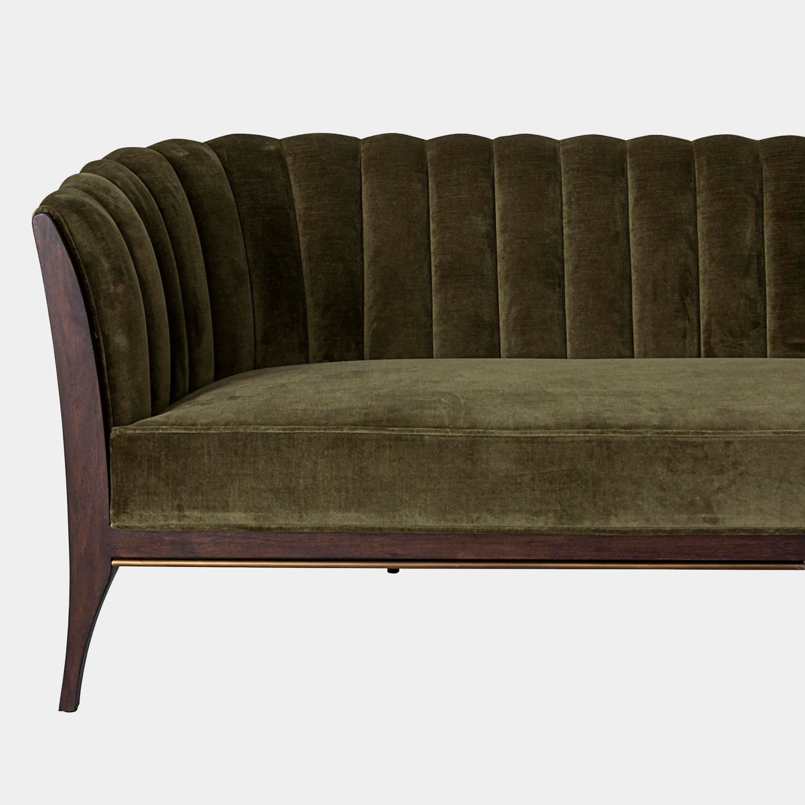 Connor Channel Back Sofa-Muslin