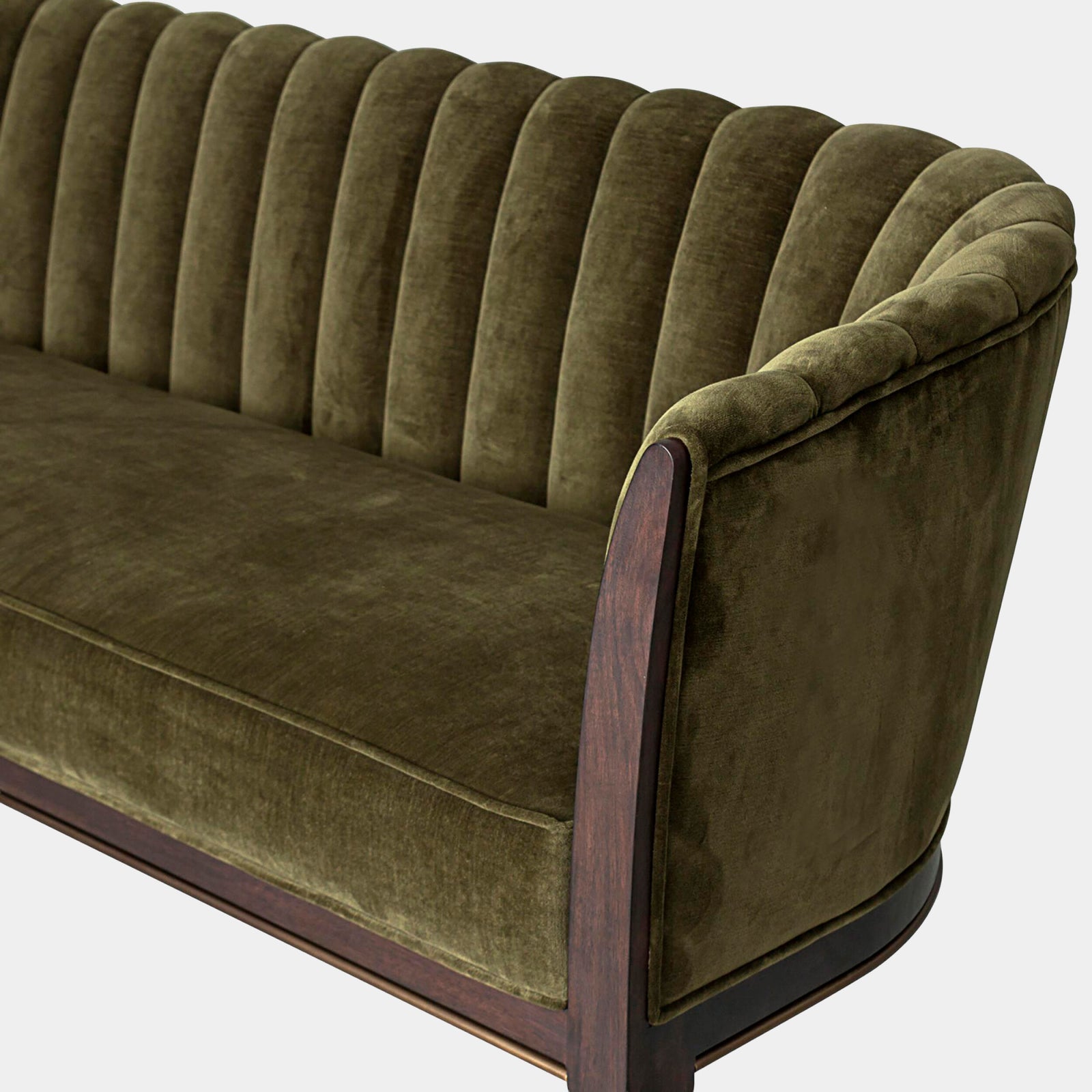Connor Channel Back Sofa-Muslin
