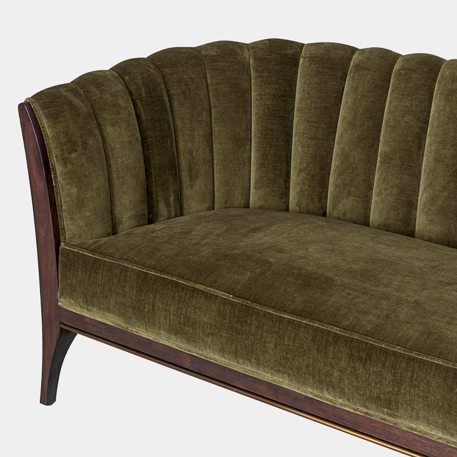 Connor Channel Back Sofa-Muslin