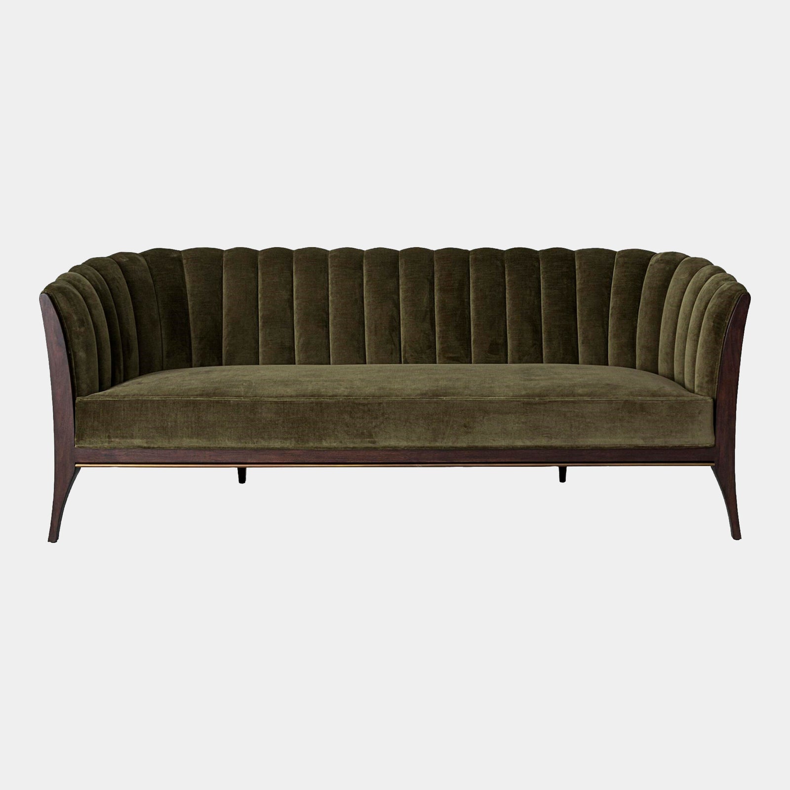 Connor Channel Back Sofa-Muslin