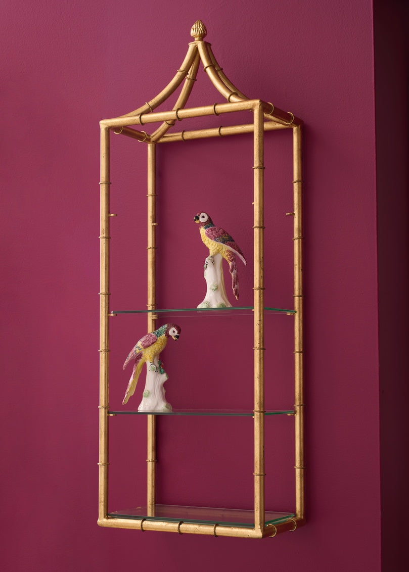 Pagoda Wall Shelf in 41.5 / Iron - Chelsea House