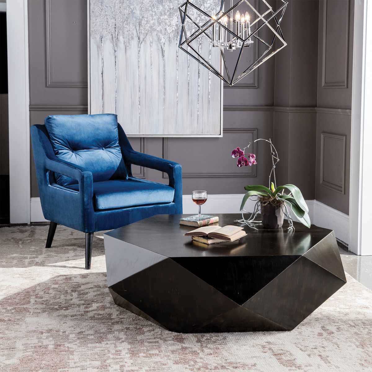 Volker Coffee Table, Black – Furniture by Uttermost | Sutter & Vale