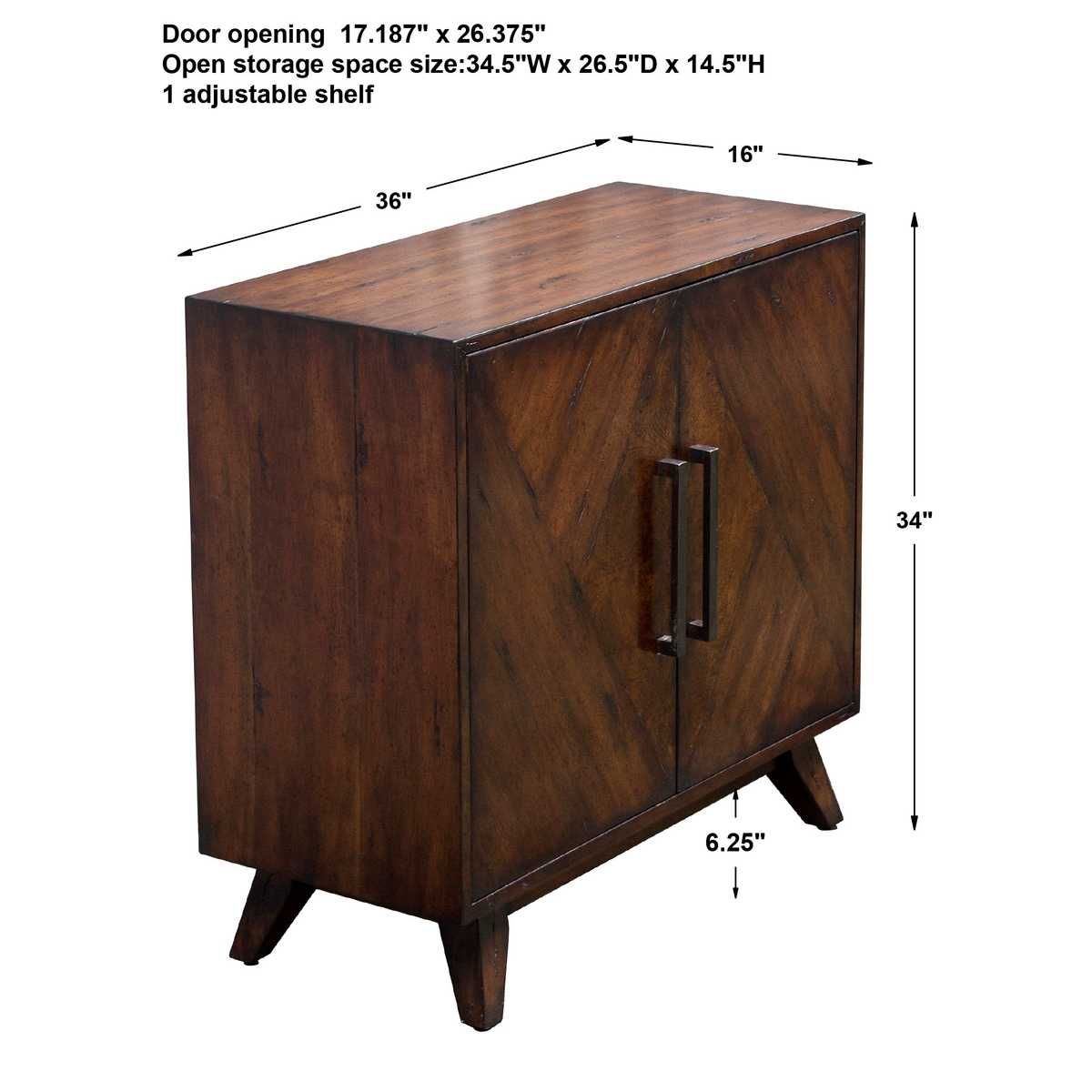 Liri 2 Door Cabinet – Furniture by Uttermost | Sutter & Vale