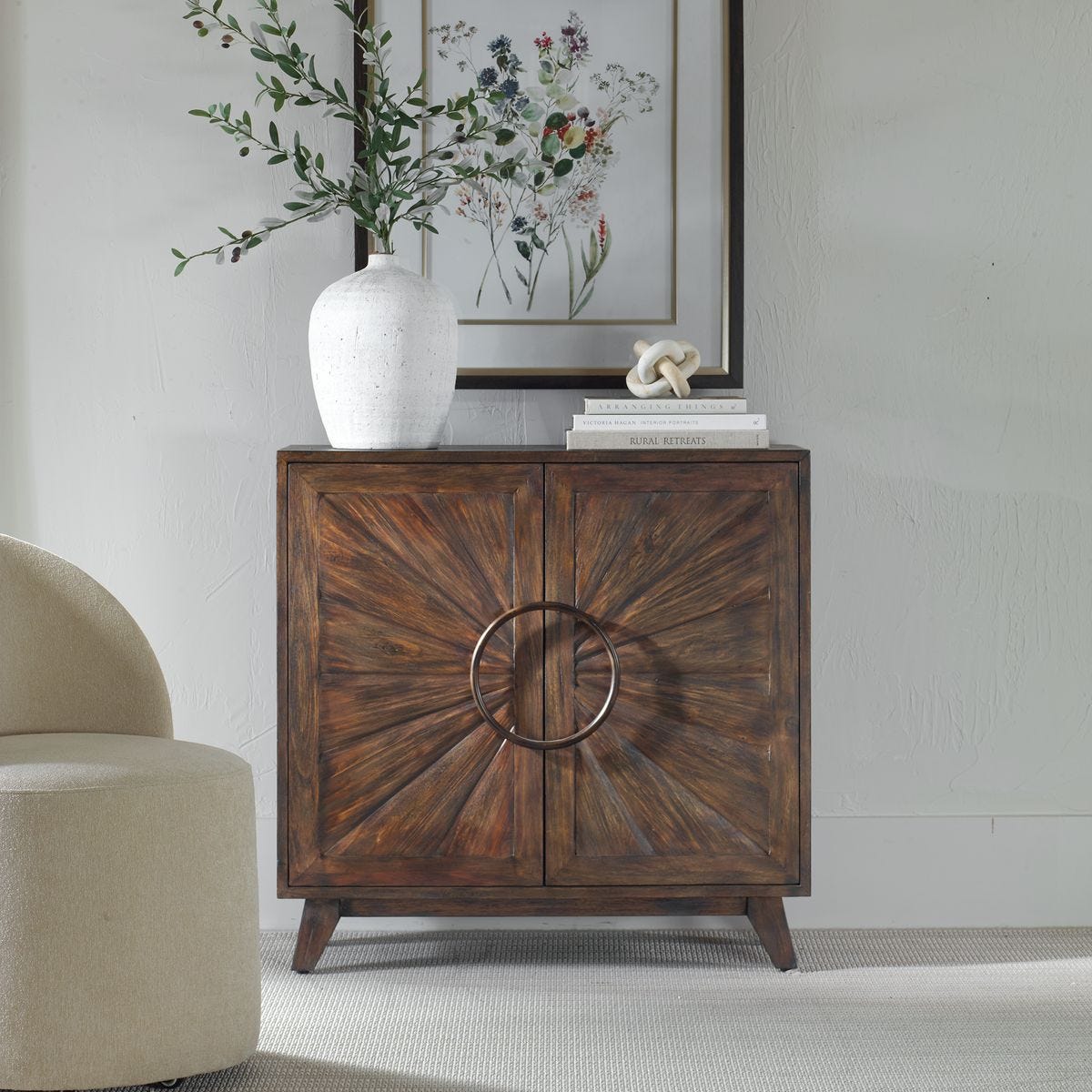 Kohana 2 Door Cabinet – Furniture by Uttermost | Sutter & Vale