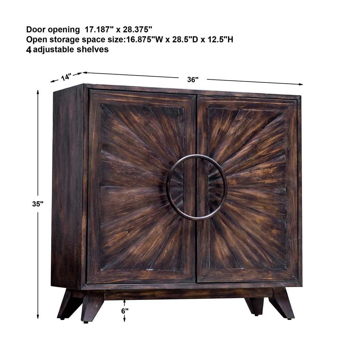 Kohana 2 Door Cabinet by Uttermost