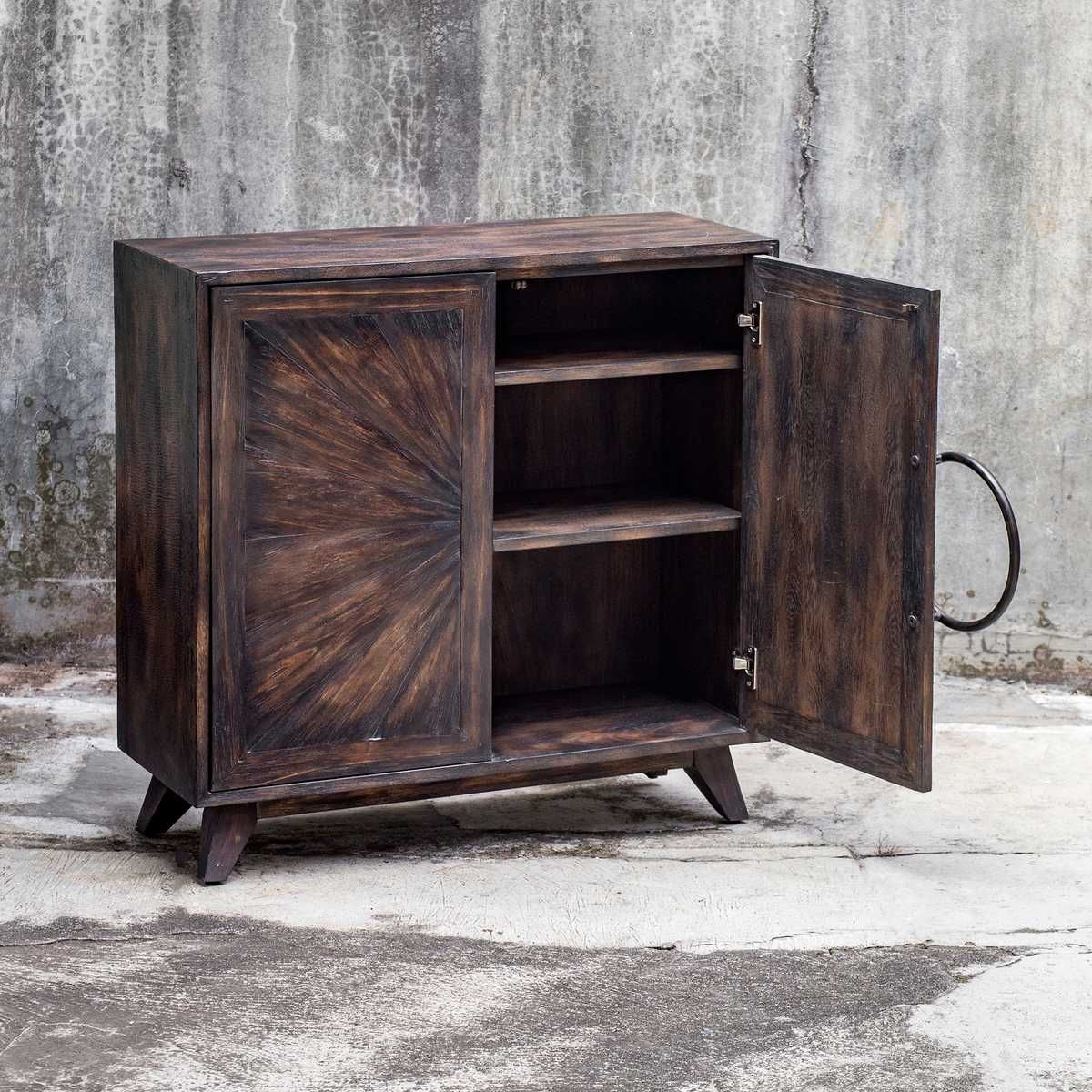Kohana 2 Door Cabinet – Furniture by Uttermost | Sutter & Vale