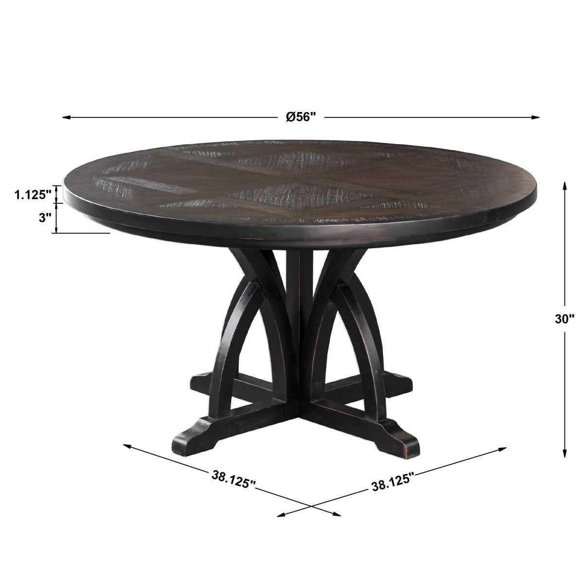 Maiva Dining Table 2 Cartons – Furniture by Uttermost | Sutter & Vale