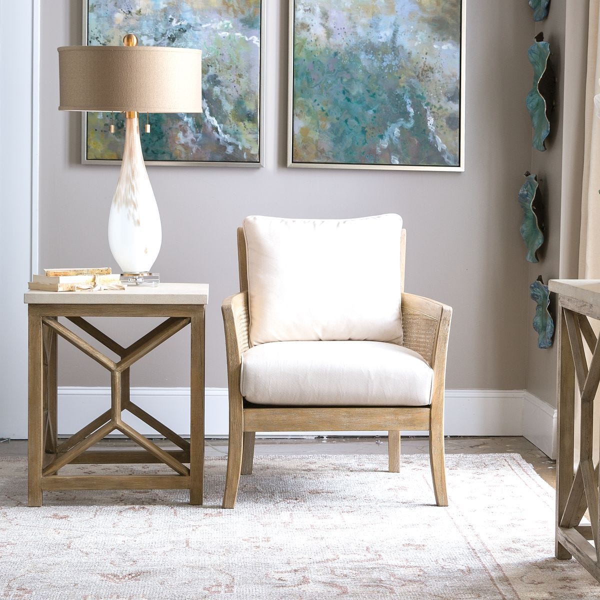 Catali End Table – Furniture by Uttermost | Sutter & Vale