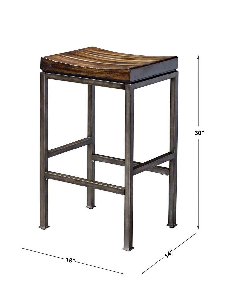 Beck Bar Stool – Furniture by Uttermost | Sutter & Vale