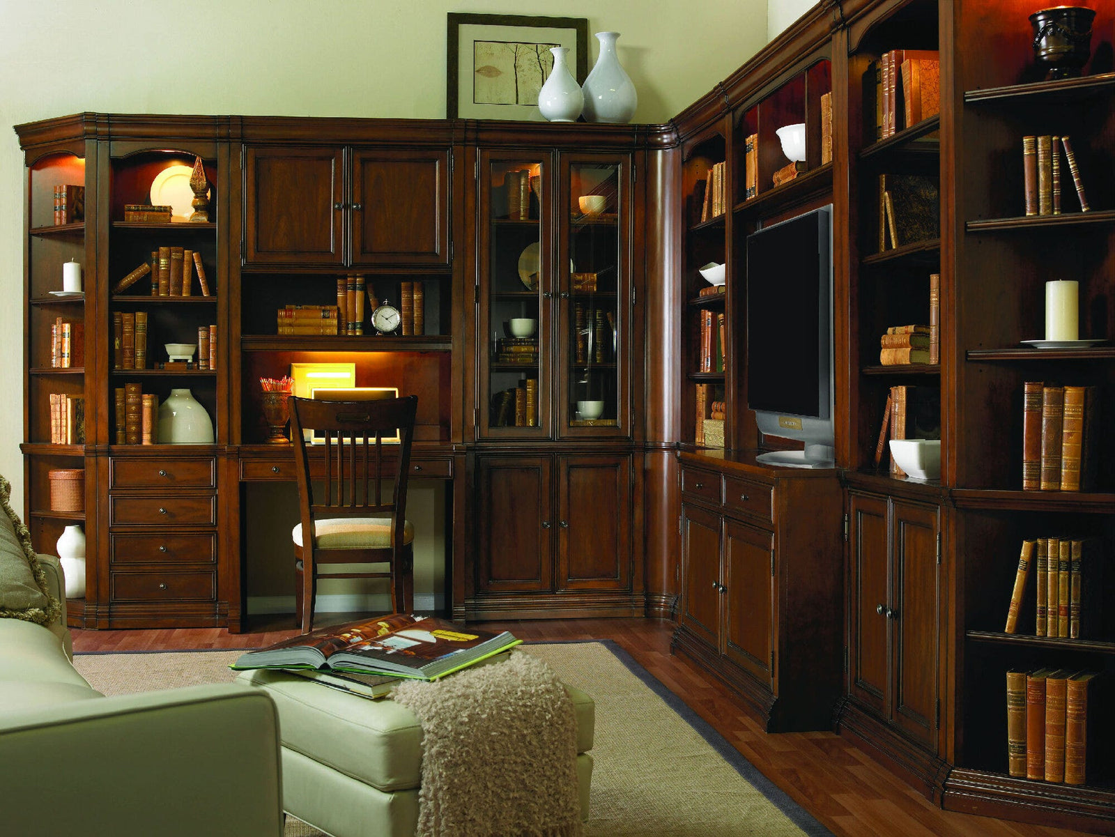 Cherry Creek Wall Desk Hutch