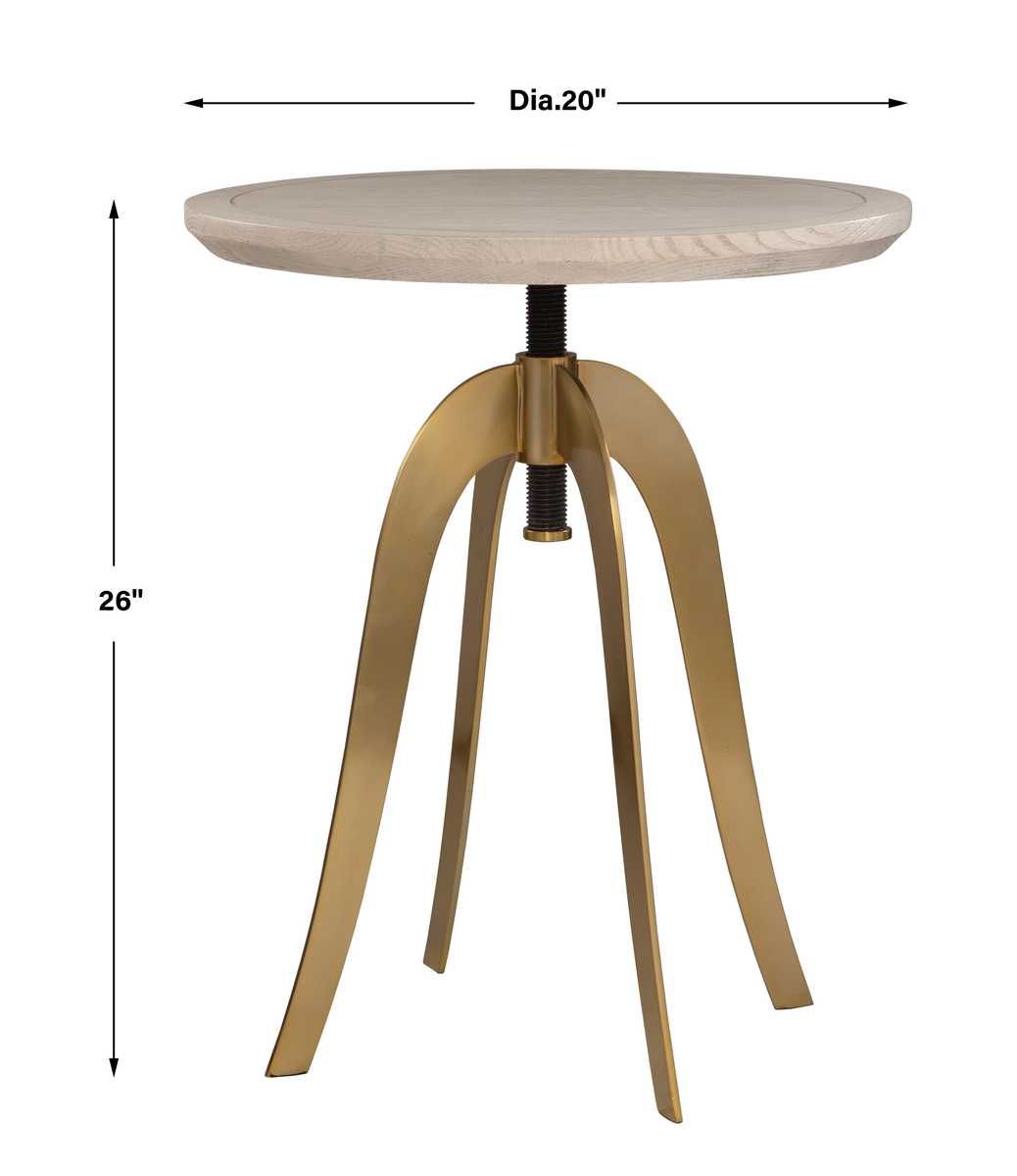 Alice Adjustable Accent Table – Furniture by Uttermost | Sutter & Vale