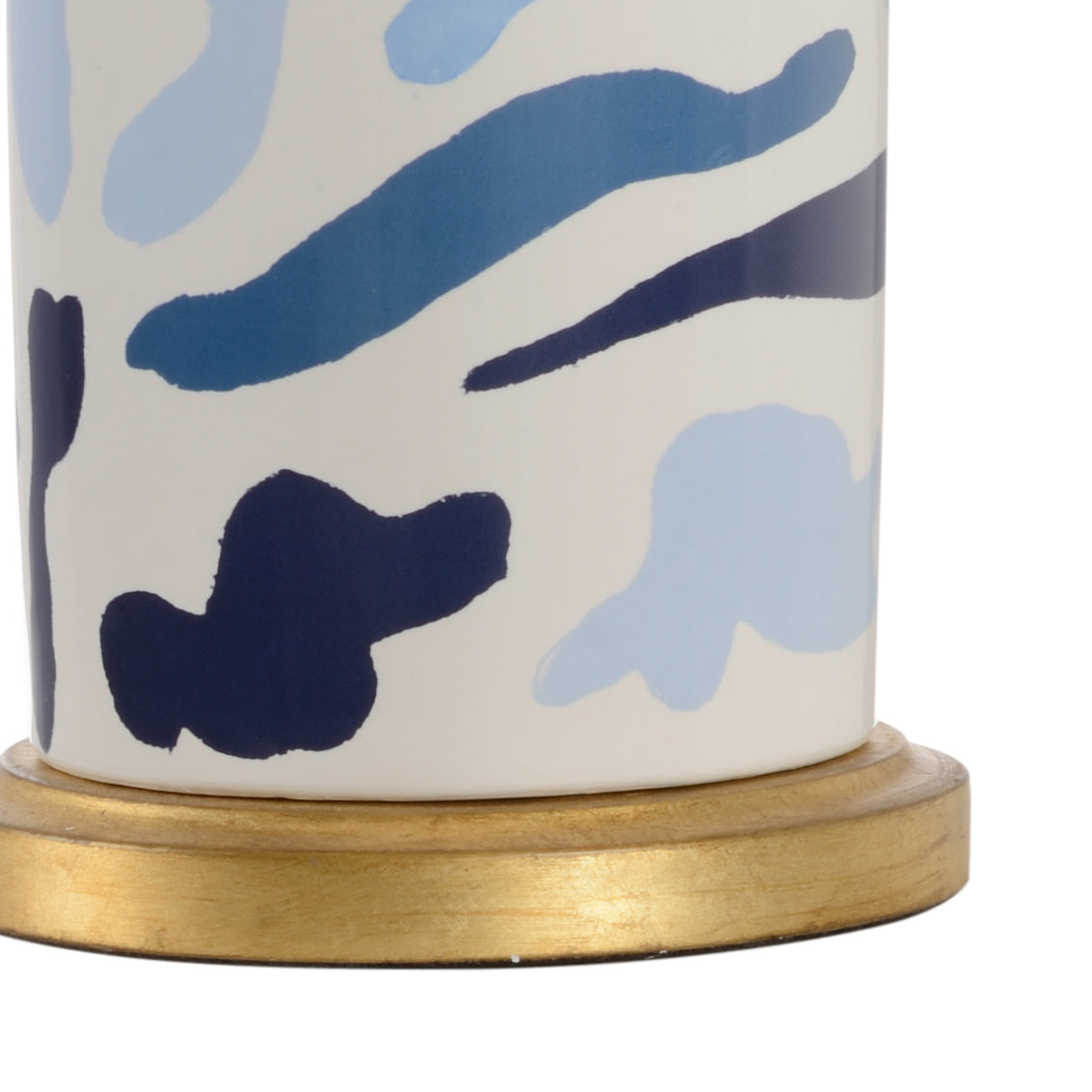 Danton Lamp - Blue in 33 / Ceramic/Porcelain - Chelsea House