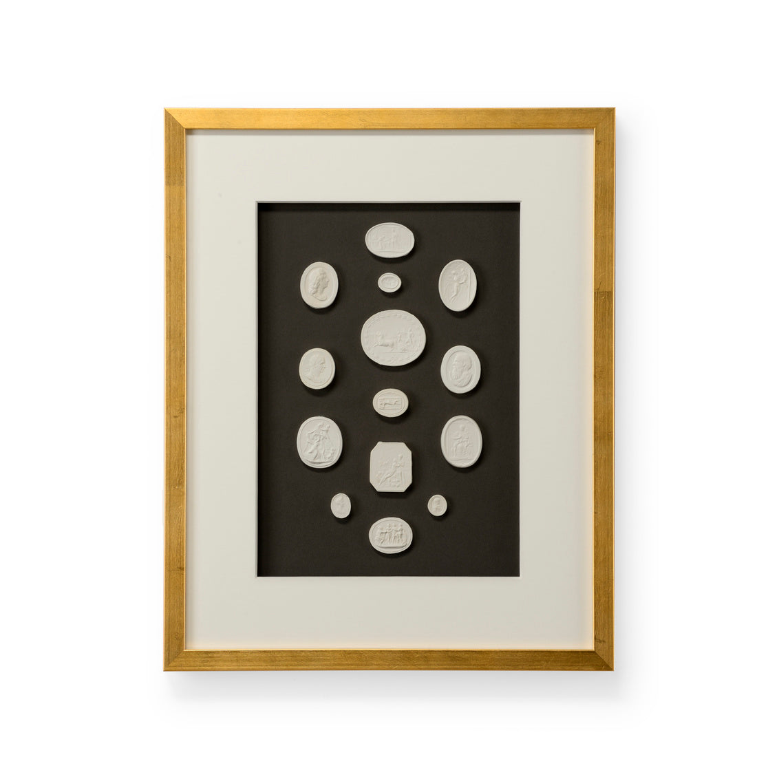 The Grand Tour Intaglios II in 20h x 16w x 1.25d / Plaster - Chelsea House