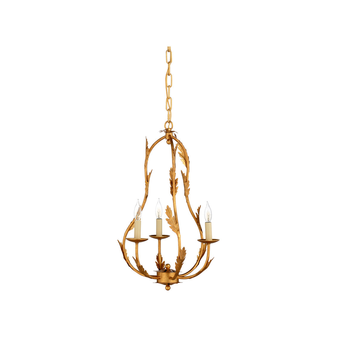 Petite Chandelier - Gold in 23 / Iron - Chelsea House