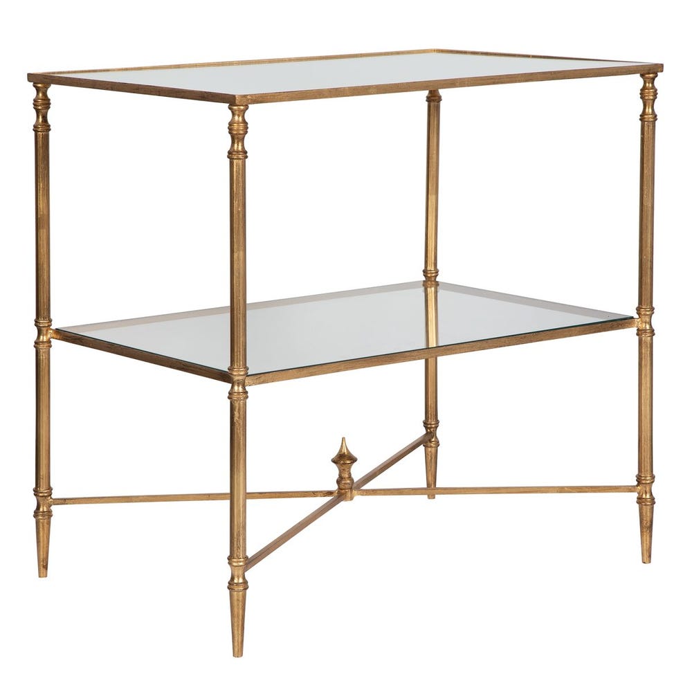 Henzler Lamp Table, Gold