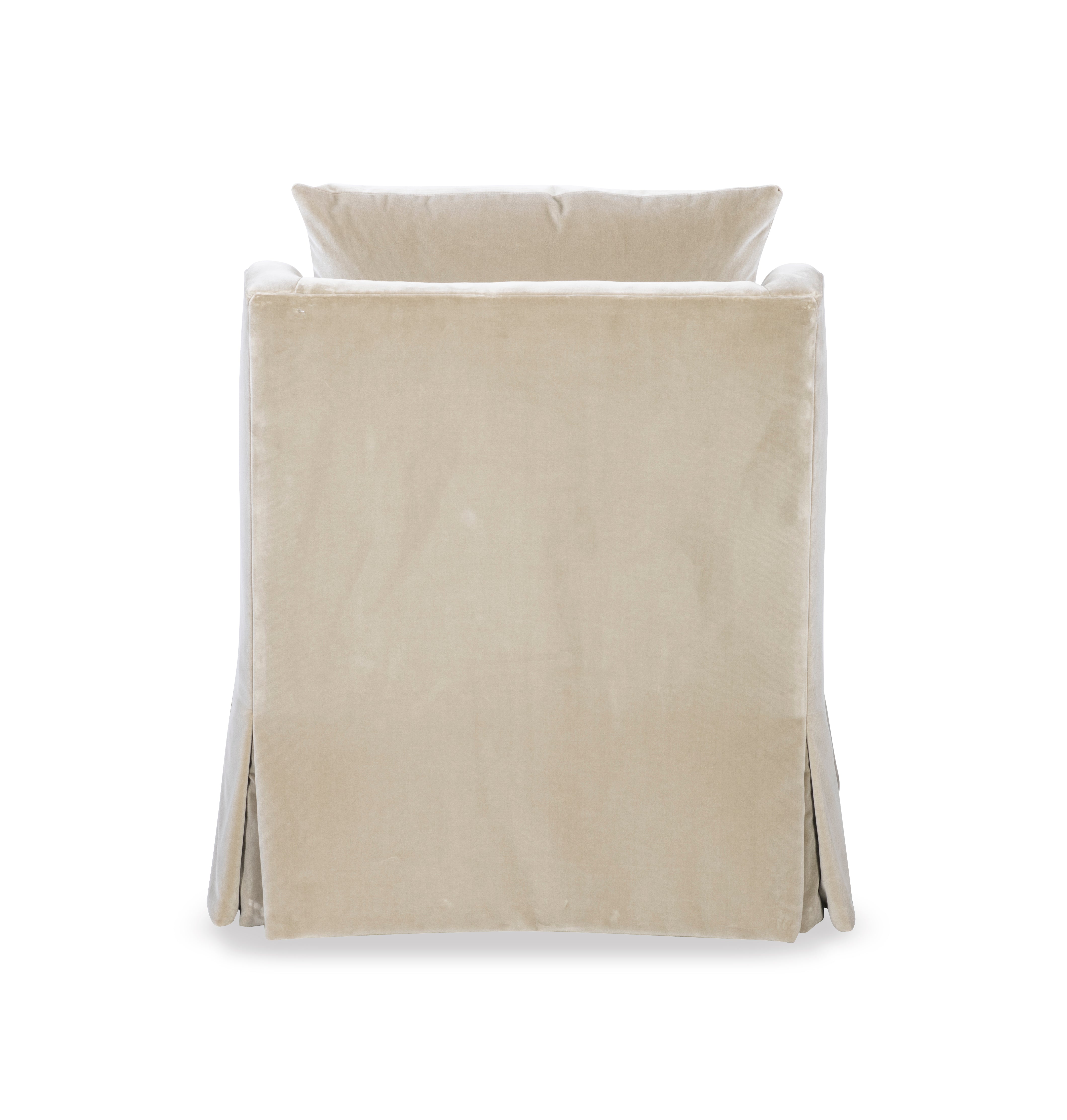 Atwood Skirted Swivel Chair