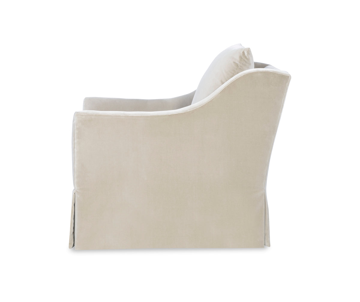 Atwood Skirted Swivel Chair