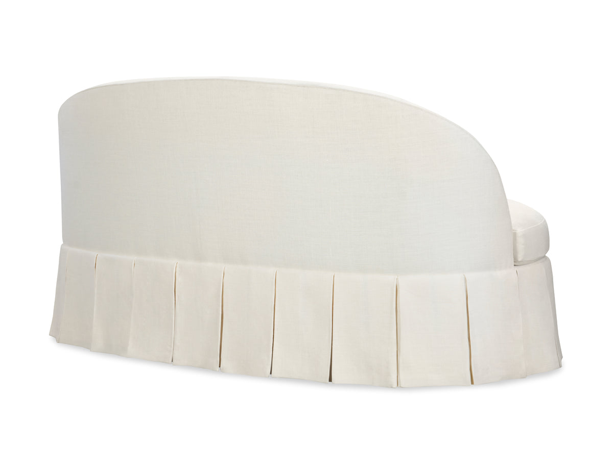 Eleanor Boxed Pleated Settee