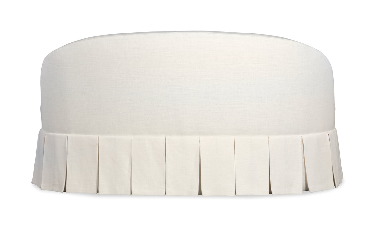 Eleanor Boxed Pleated Settee