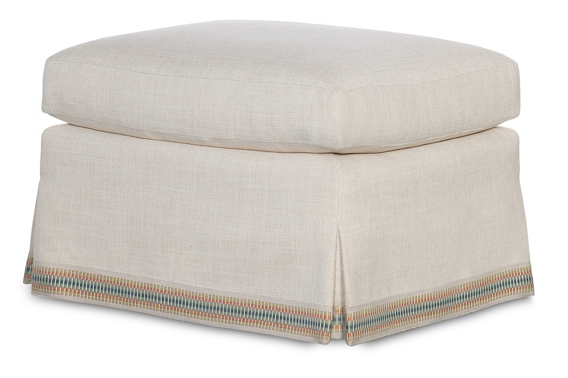 Abbott Skirted Ottoman