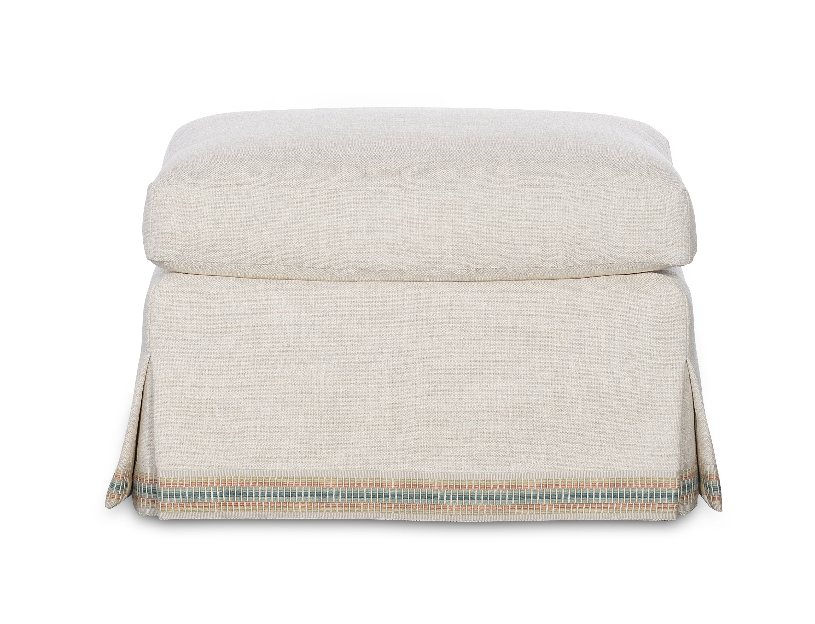Abbott Skirted Ottoman