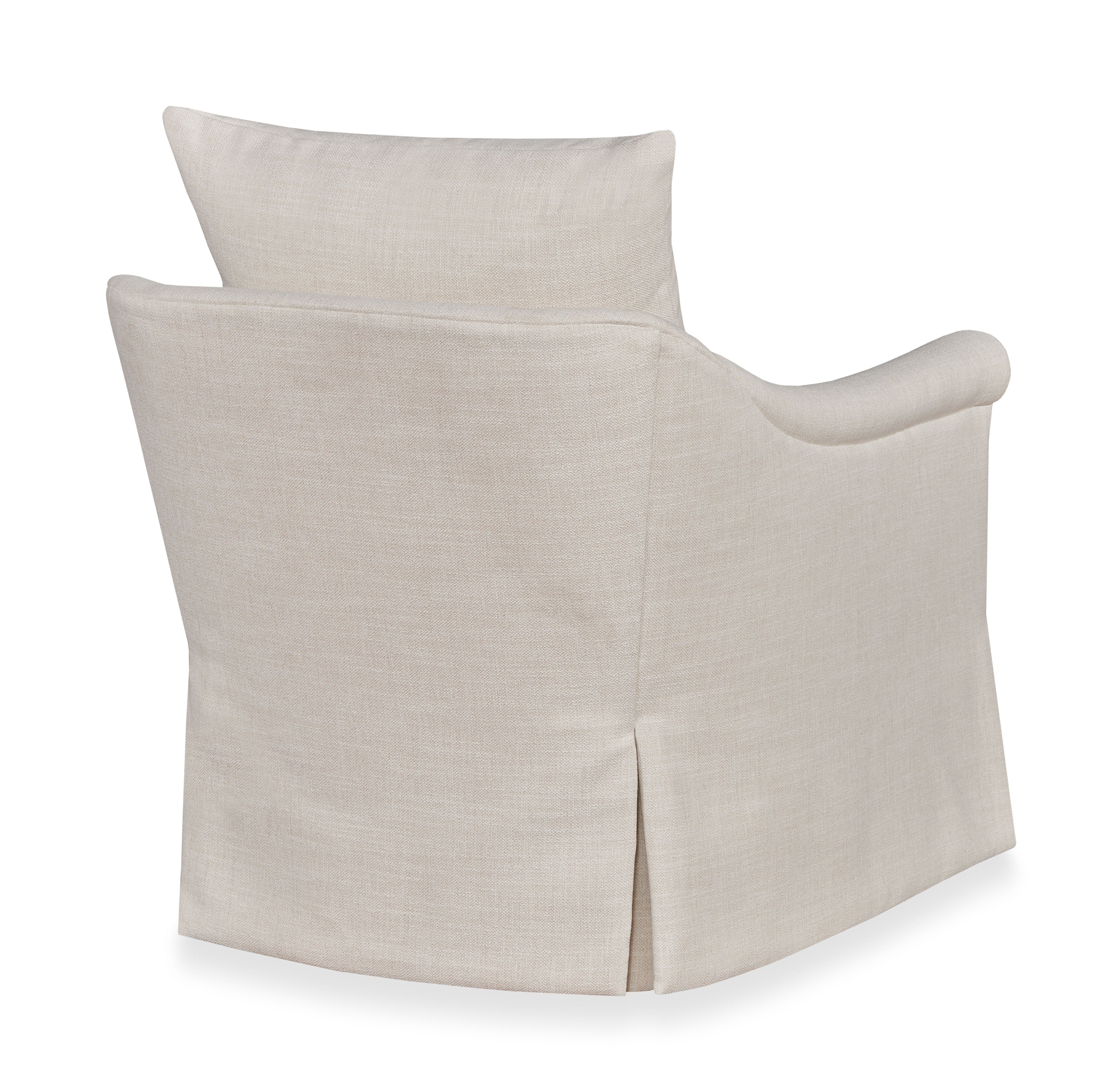 Abbott Skirted Swivel Chair