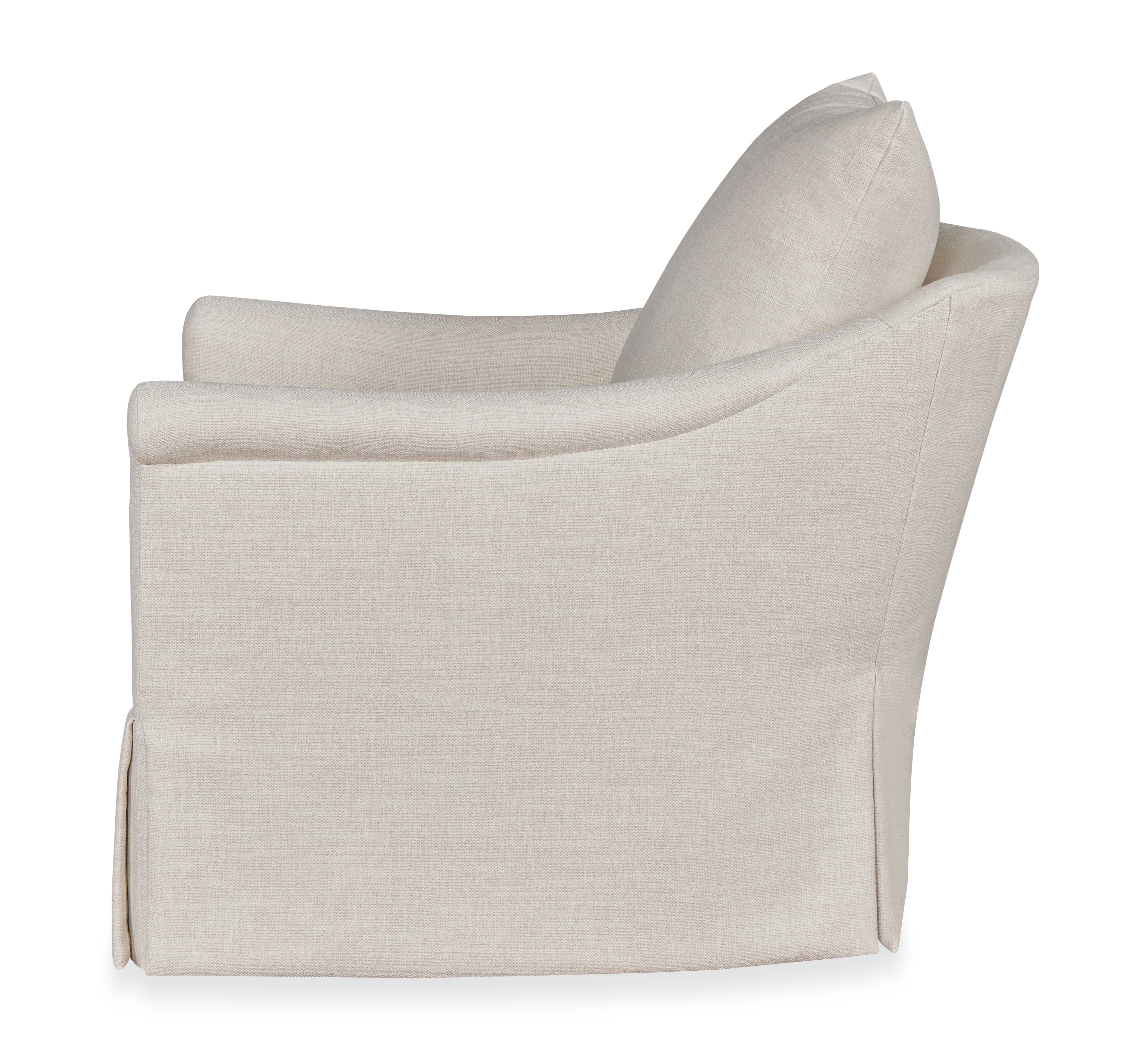 Abbott Skirted Swivel Chair