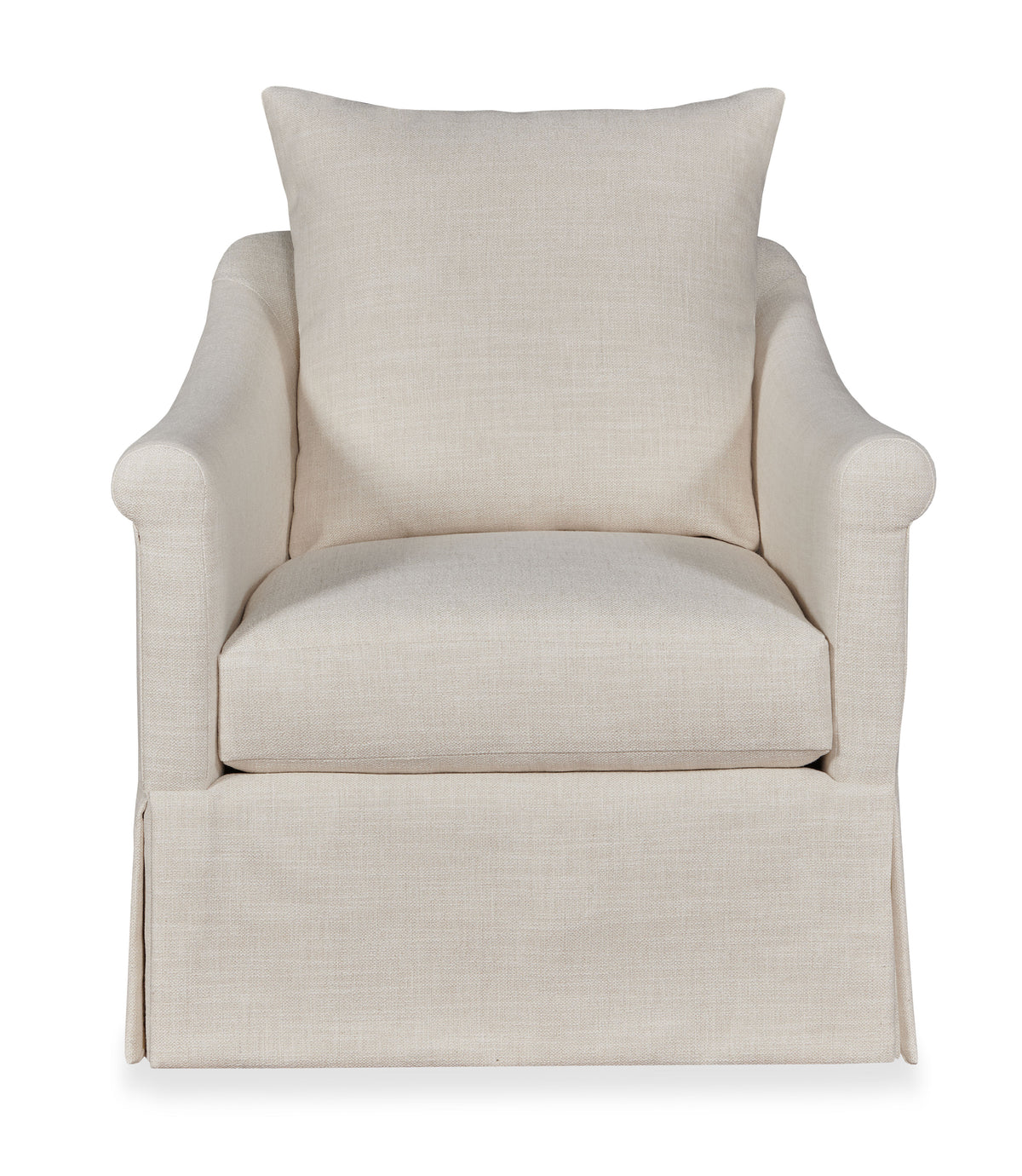 Abbott Skirted Swivel Chair