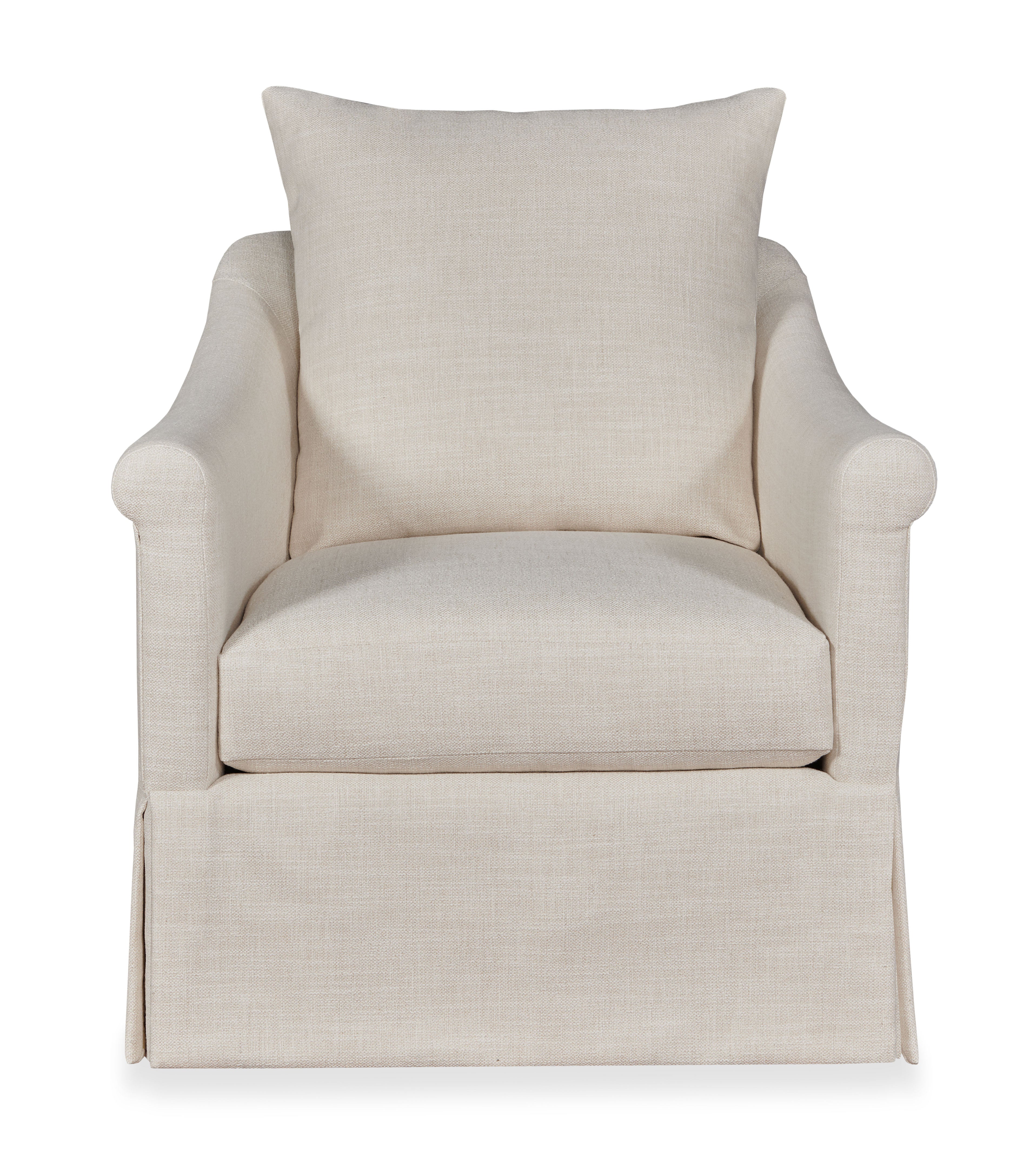 Abbott Skirted Swivel Chair